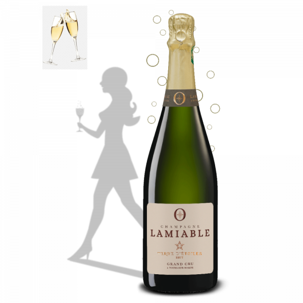 champagne terre-detoiles-37,5cl-grand-cru lamiable-media botella